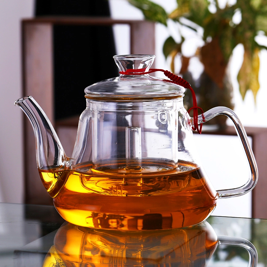 Pyrex Glass Heat Resistant Steam Infuser Health Tea Pot