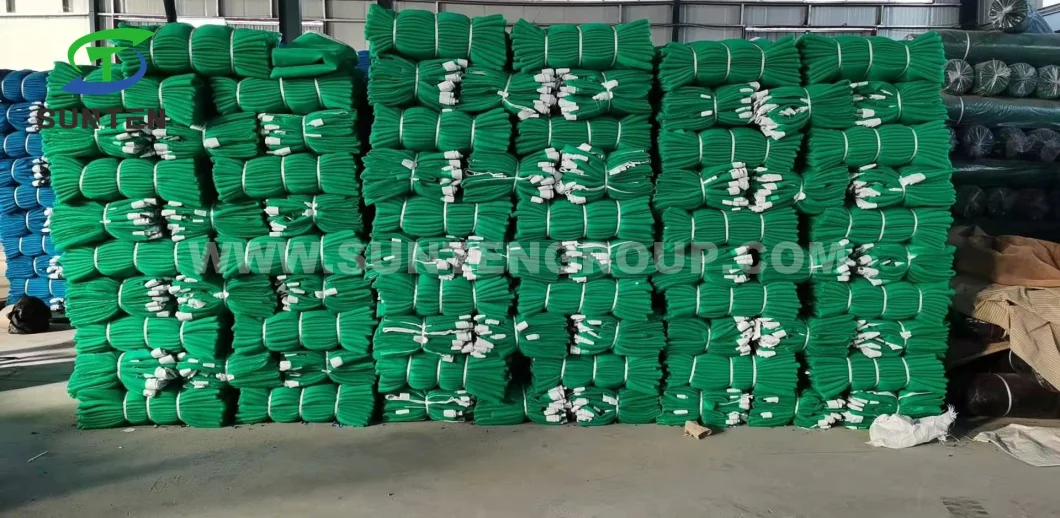 High Density Safety/Construction/Debris/Building/Scaffold Net in Green Color for Construction Sites