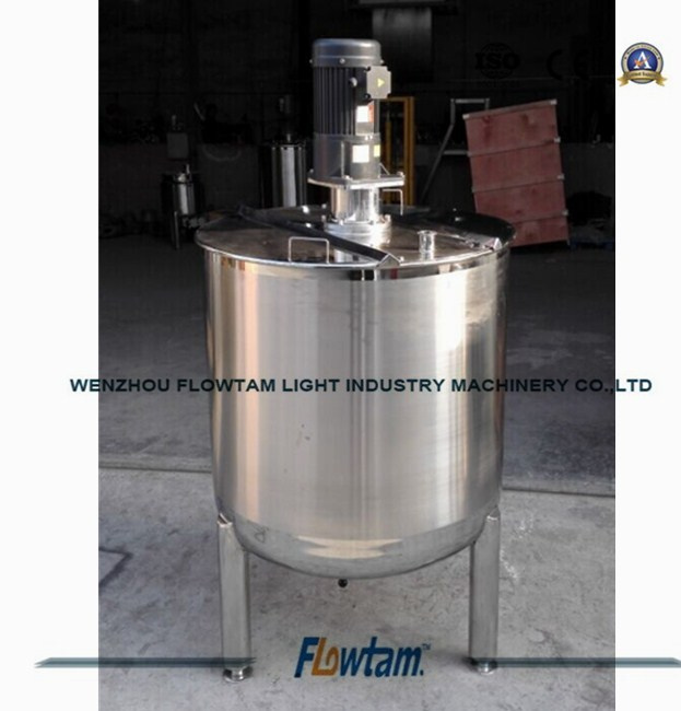Stainless Steel Steam Jacketed Mixing Tank with Agitator