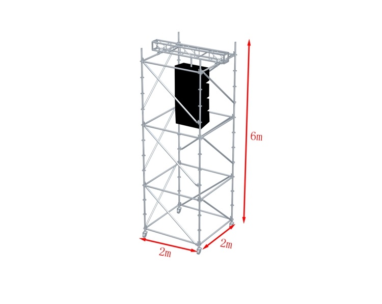 High Quality Double Width Climb Ladder Scaffolding (SDW-01)