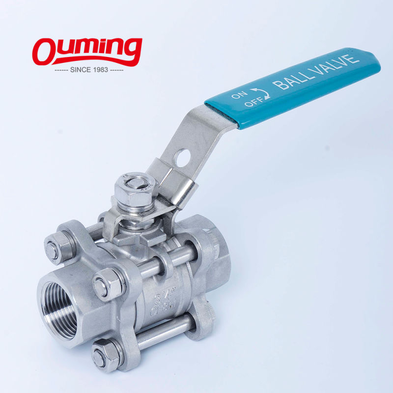 &#160; &#160; &#160; &#160; 3-PC Stainless Steel Float Ball Valve with High Perfarmance