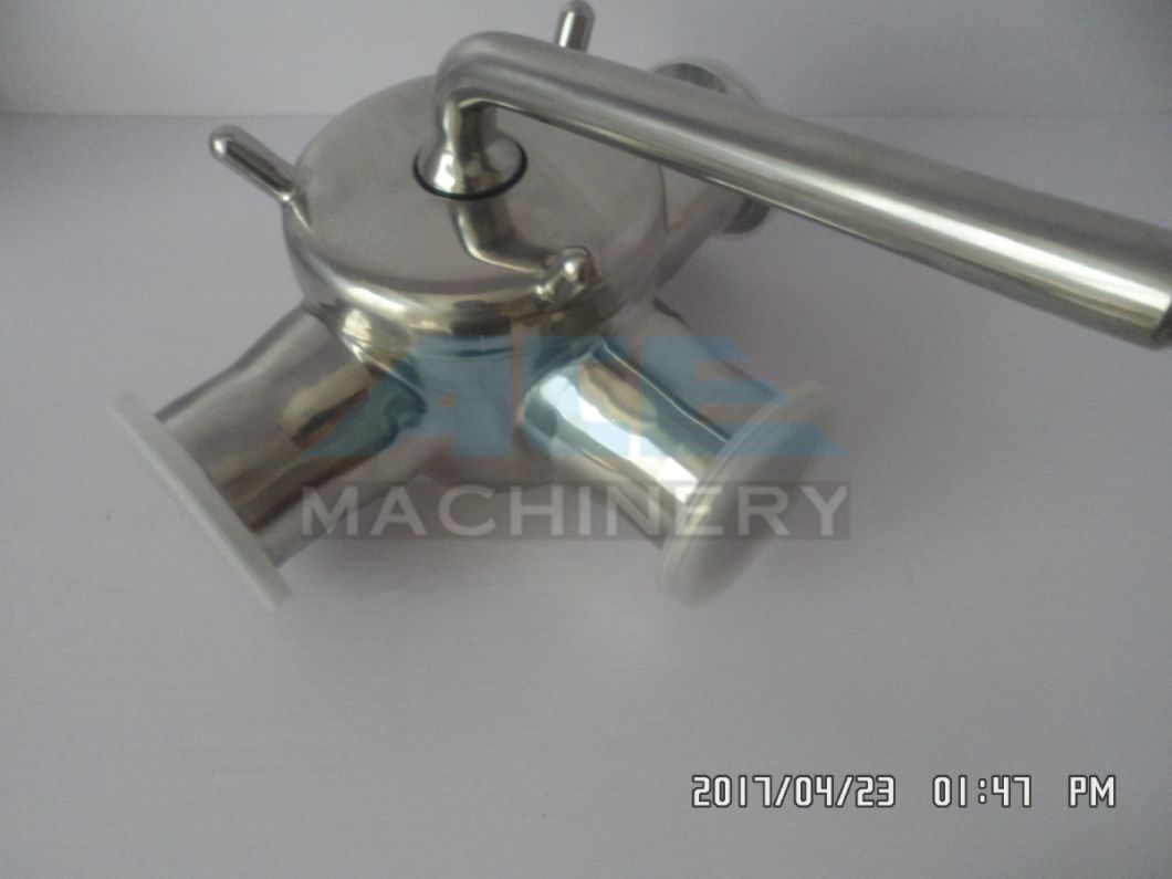 Sanitary Stainless Steel Plug Valve for Gas and Oil Hand Operated