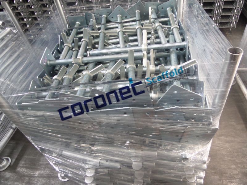 Building Material/Construction High Quality Adjustable Base Jack/Plate Scaffold (CSQL20)