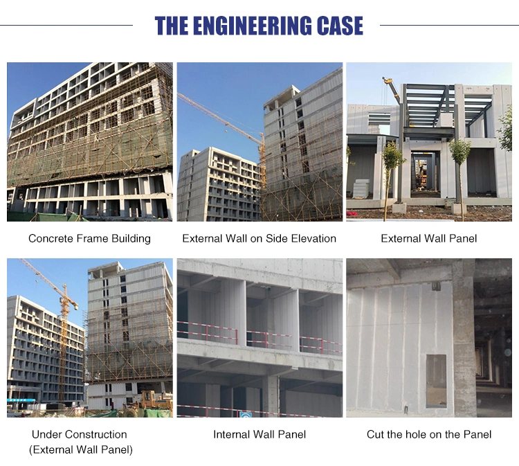 Precast Concrete Fireproof AAC Alc Bricks Building Material