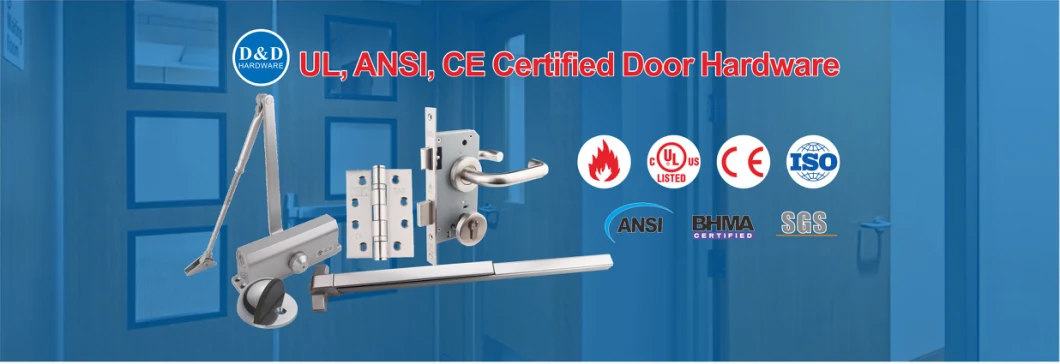 CE UL Door Furniture Hardware Fittings Security Aluminium Automatic Adjustable Door Control Fire Rated Door Closer
