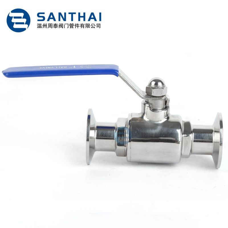 AISI304 316L Mannual 63.5mm Three Way Ball Valves with Food Grade