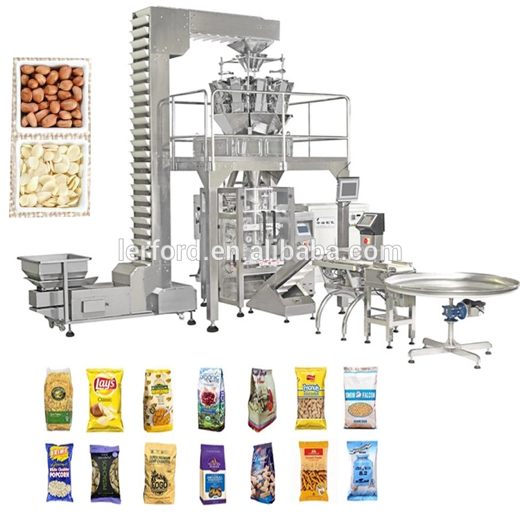 Ten Head Electronic Scales Back Sealing Vertical Washing Powder Small Granule Vertical Packing Machine