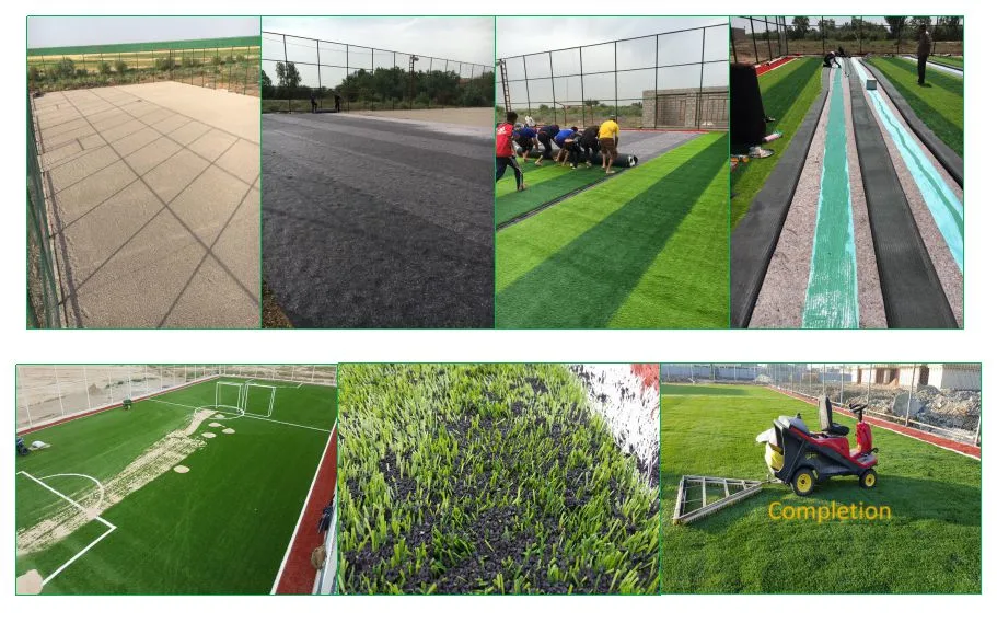 Stem Shape Perfect Luxury Thiolon Artificial Lawn, Football Turf