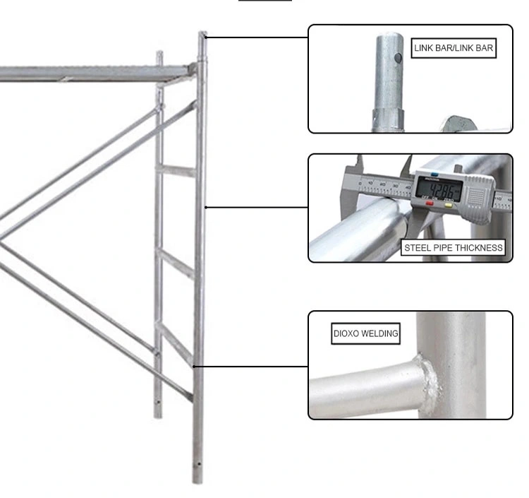 Aluminum Scaffolding Walk Boards Fiberglass Galvanized Layher Ringlock Scaffolding System