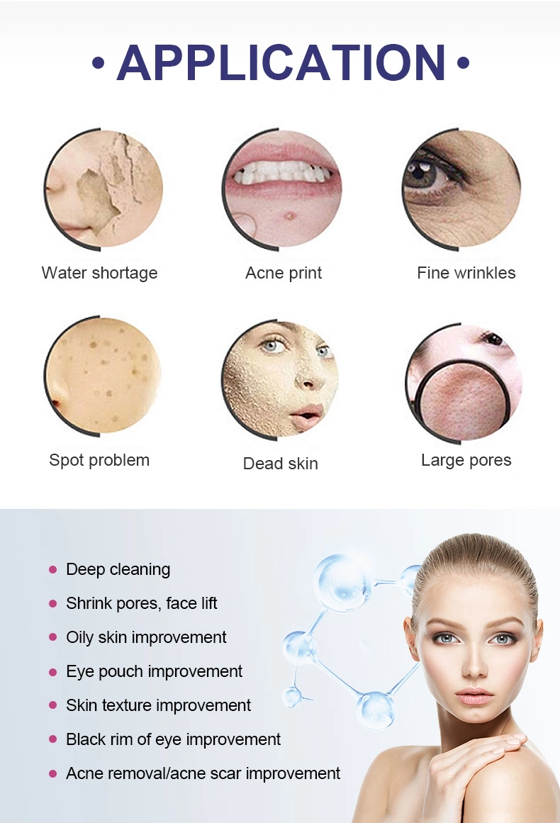Most Effective Oxygen Therapy Machine Jet Peel Facial Blackhead Remover Vacuum Hydro Dermabrasion Machine