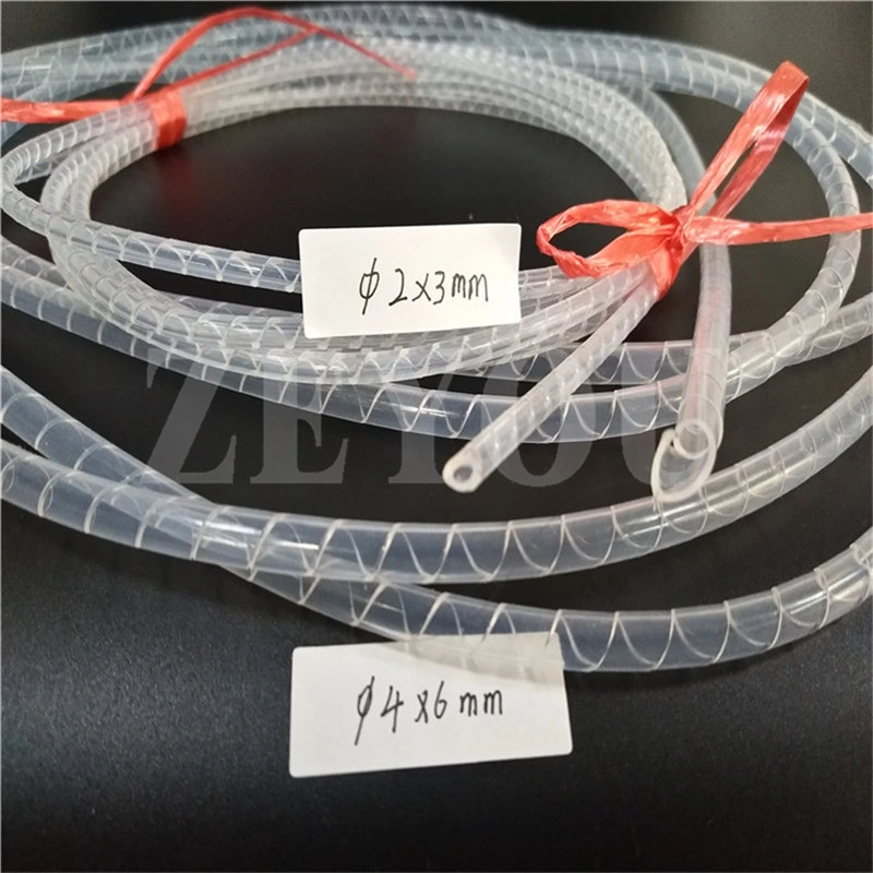 Environmental Protection Material FEP Winding Pipe Heat Resistant Clear Plastic F46 Tube