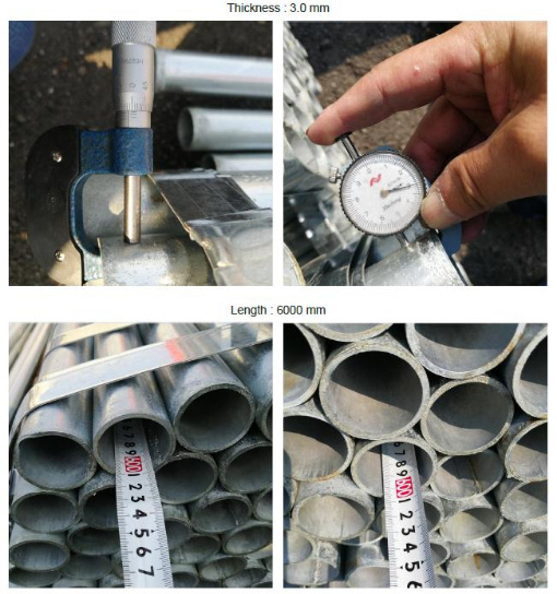 China Pipe HDG Hot DIP Galvanized Q235 Q345 Scaffold Tubes Clamps Weld Steel Tube for Scaffolding