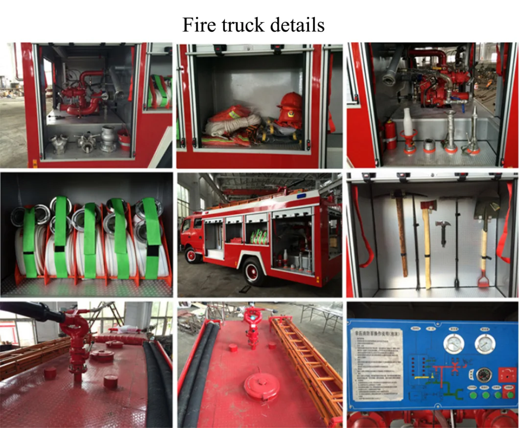 Isuzu New 4X2 7tons Water Tank Fire Truck for Fire Security Rescue 240HP Extinguisher Foam Water Tank Dry Powder Fire Truck HOWO Optional