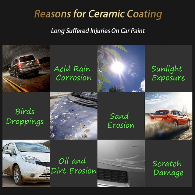China Factory New Arrival 300ml 9h Ceramic Nano Car Paint Protect Coating Scratch Resistant