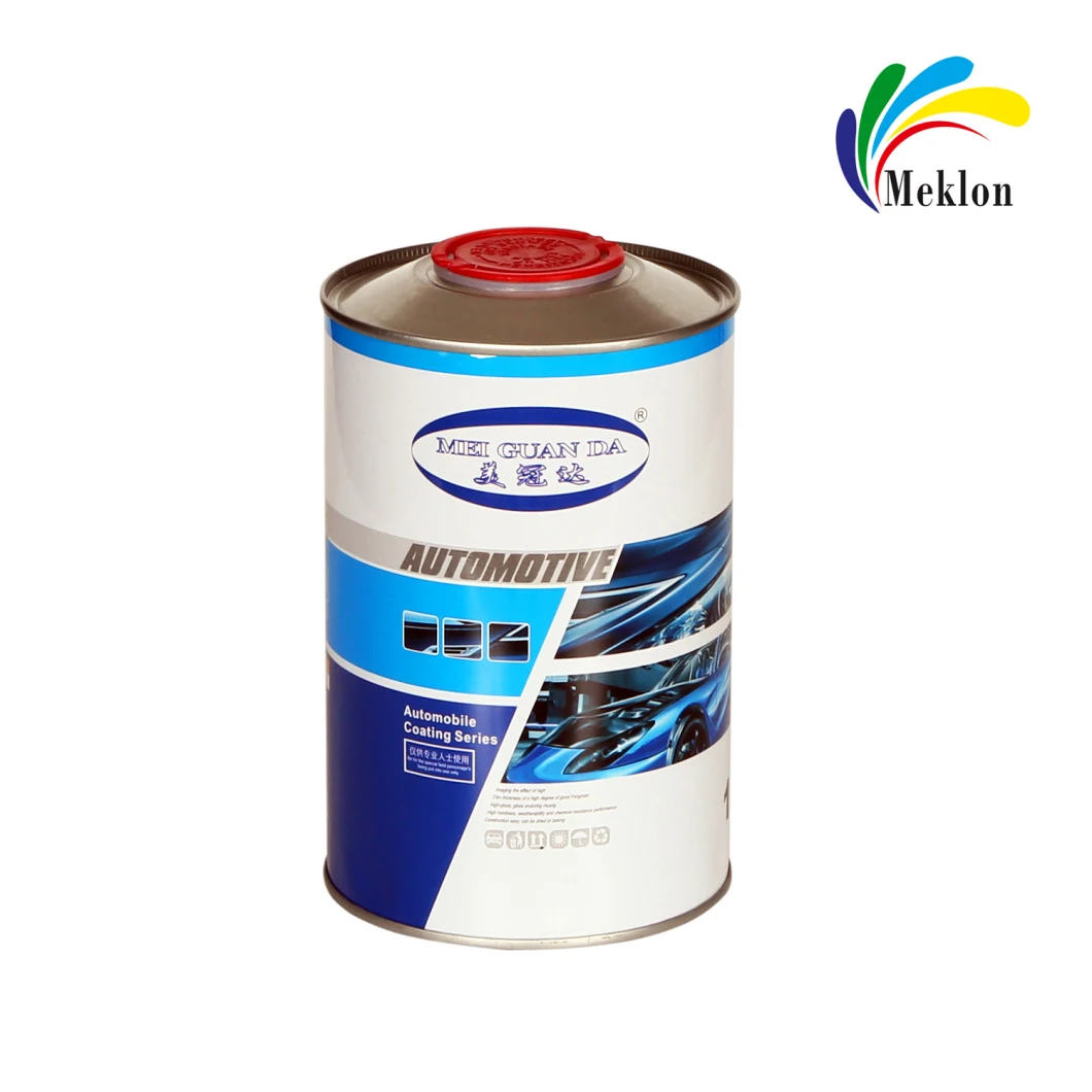 Meklon Spray Coating High Car Paint Clearcoat Pearl Silver Primer