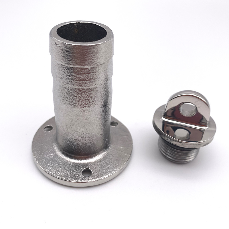 Stainless Steel 316 Drain Plug Scupper Plug Cabin Outfall Valve for Marine Accessories