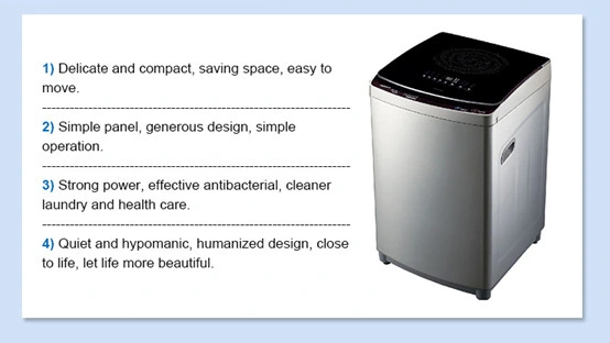 Washing Machine Top Geometric Print PEVA Waterproof Drum Washing Machine Dustproof Protection Cover Top