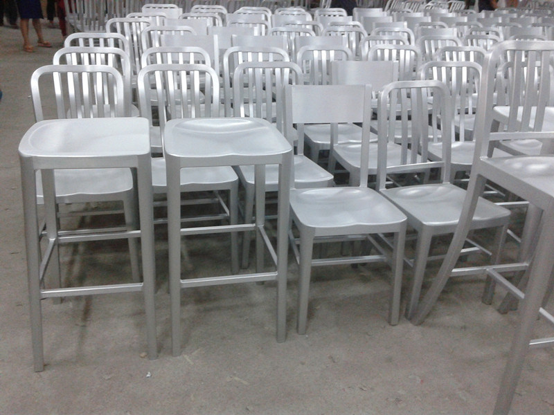 American Standard Commercial Luxury Banquet Wedding Aluminum Metal Restaurant Cafe Dining Chair