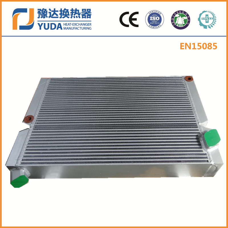 Replacement Atlas IR Sullair Compressor Aluminum Finned Wind Oil Cooler and Compressed Air Aftercooler