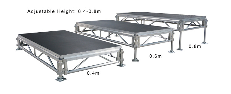 Adjustable Stage Aluminum Outdoor Concert Stage for Sale