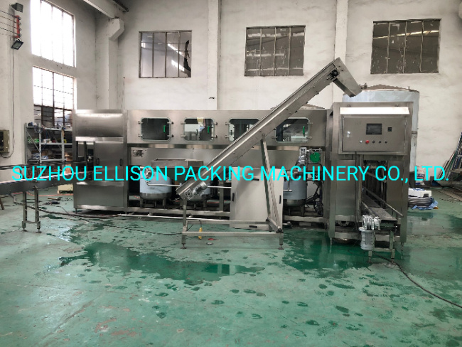 Automatic 5 Gallon Bottle Inside and Outside Washing Rinsing Machine 20L Water Filling Equipment Machinery