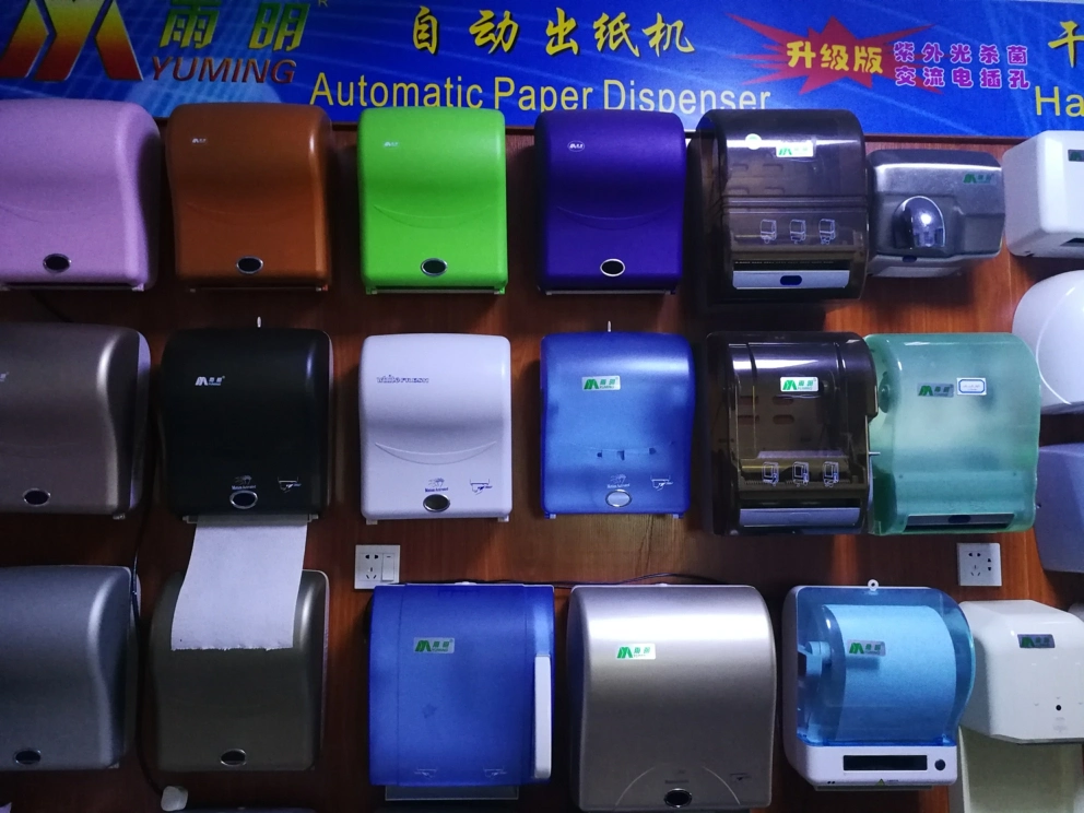 Plastic Products Commercial Automatic Cut Hand Roll Paper Dispenser for Hotel