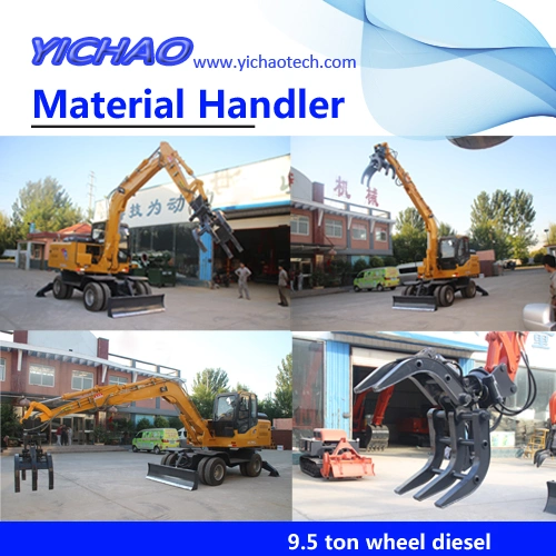 Stainless Ferrous Non-Ferrous Steel Iron Scrap Recycling Stationary Electrical Mobile Material Handler