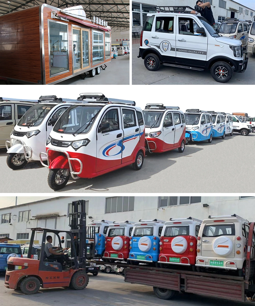 Electric Motor Taxi Car 4 Seats Mini Electric Car for Sale Made in China