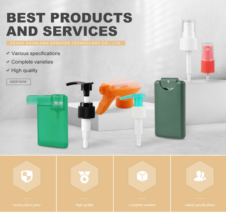 Various Type Dispenser Pumps Liquid Soap Lotion Sprayer for Jar