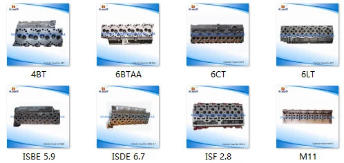Truck Engine Parts Cylinder Head for Isl Isle/Isc/Qsc/ Isbe/Isde/Isf2.8/Isf3.8