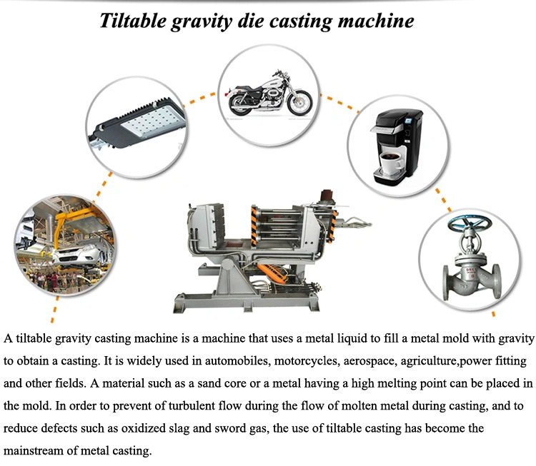 Metal Type Tilting Gravity Casting Machine for Aluminum Gravity Casting