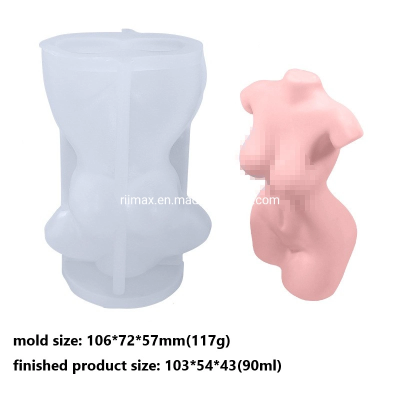 3D Soap Mold 3D Human Body Art Goddess Female Model Body Silicone Molds Crystal Resin Wax Mould Candle DIY Craft Silicone Candle Molds
