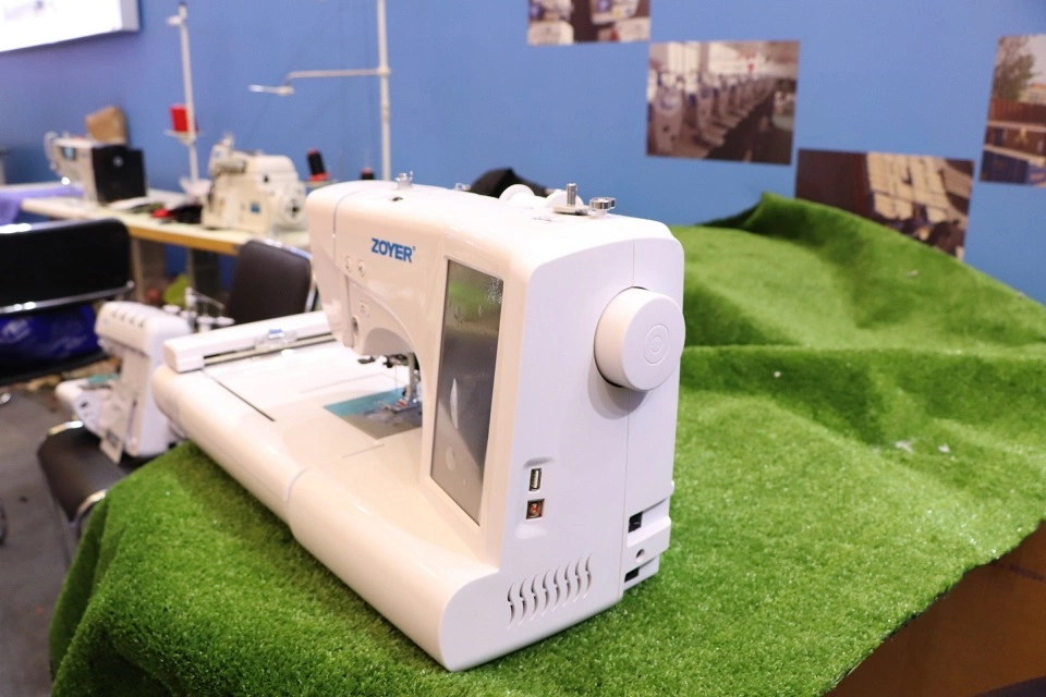 Zy-1950t Zoyer Domestic Embroidery Sewing Machine Different Type Patterns Home Use House Hold Machine