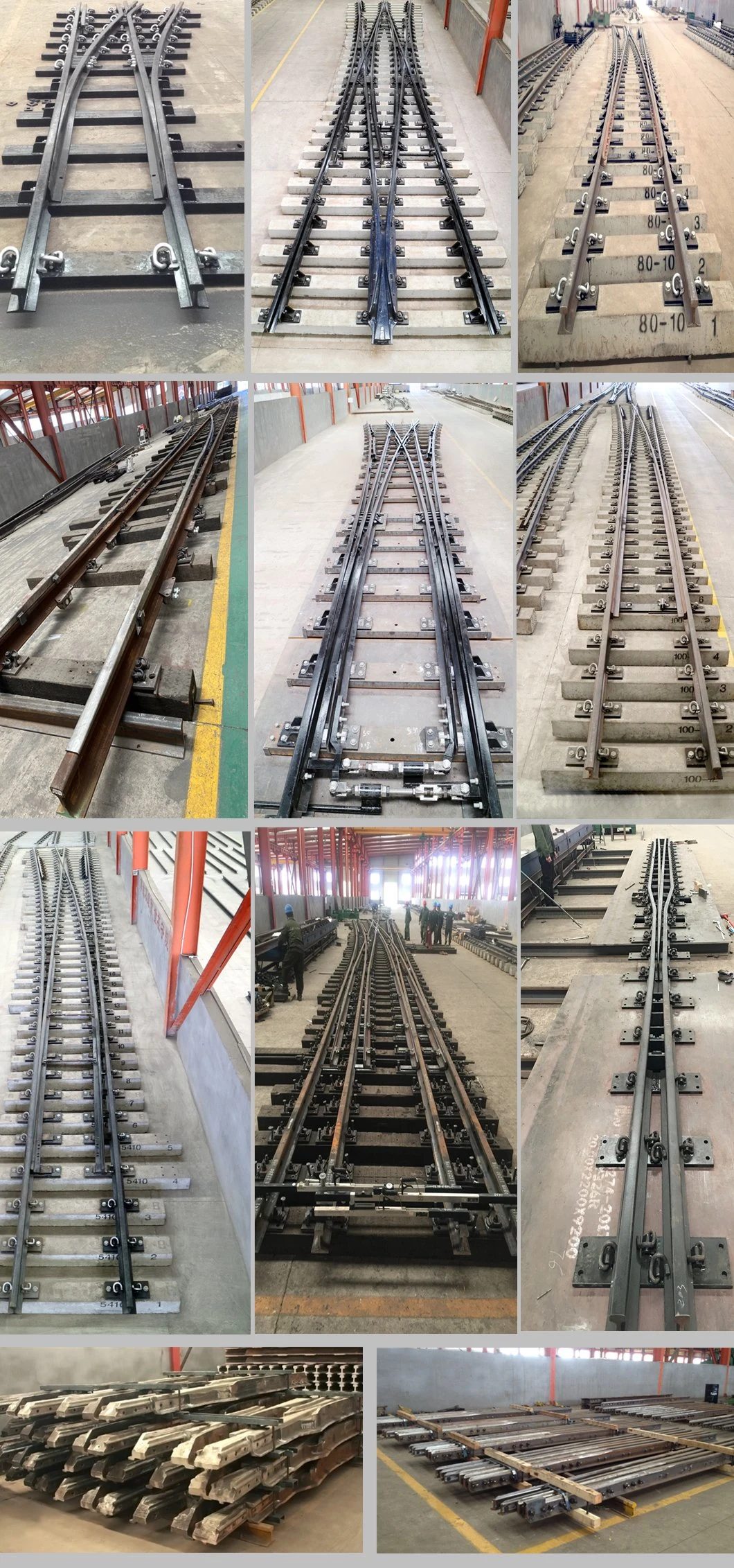 43kg 1 in 9 Railway Turnout New Products Chinese Standard