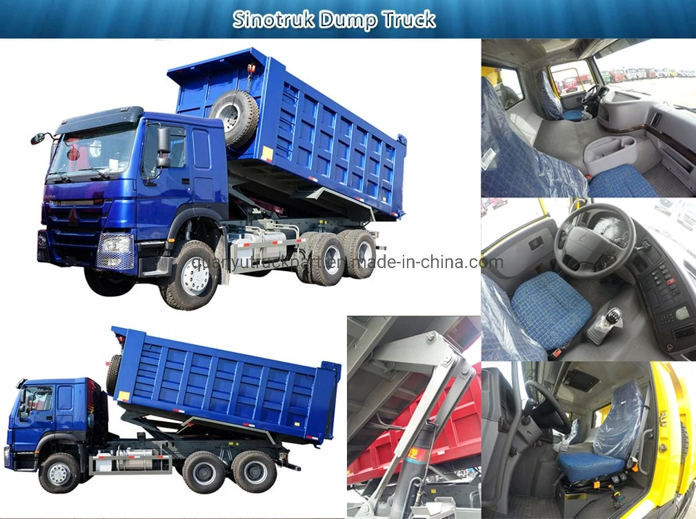 371HP HOWO Dump Truck 6X4 Tipper Truck with Excellent Condition for African Market