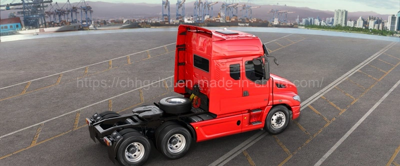 American Mop Head Type Truck Head, 450HP 6X4 Cab-Behind Engine Tractor Truck
