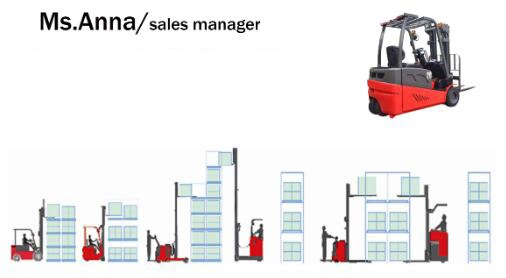 Narrow Aisle 2.5ton Electric Forklift Side Loading for Handling Pipes, Steels, etc