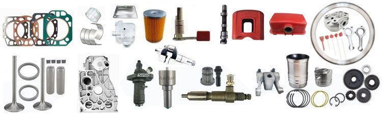 Km130 Km138 Km160 Km173 Km176 Km186 Single Cylinder Diesel Engine Spare Parts Cylinder Head Valve Cover