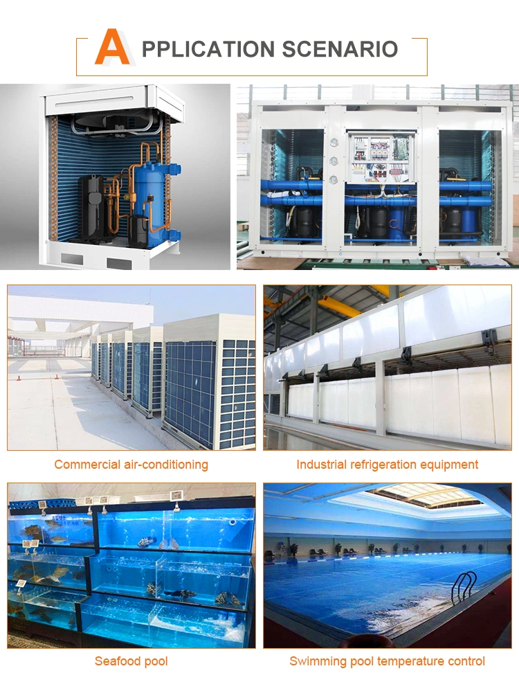 Refrigeration Copper Tube Shell and Tube Water-Cooled Condenser
