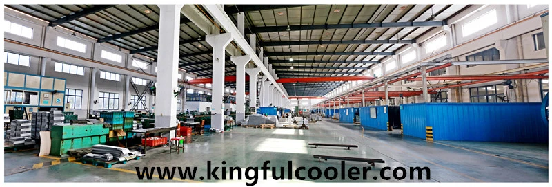 Aluminum Plate and Bar Water Oil Cooler for Railway Construction Machinery