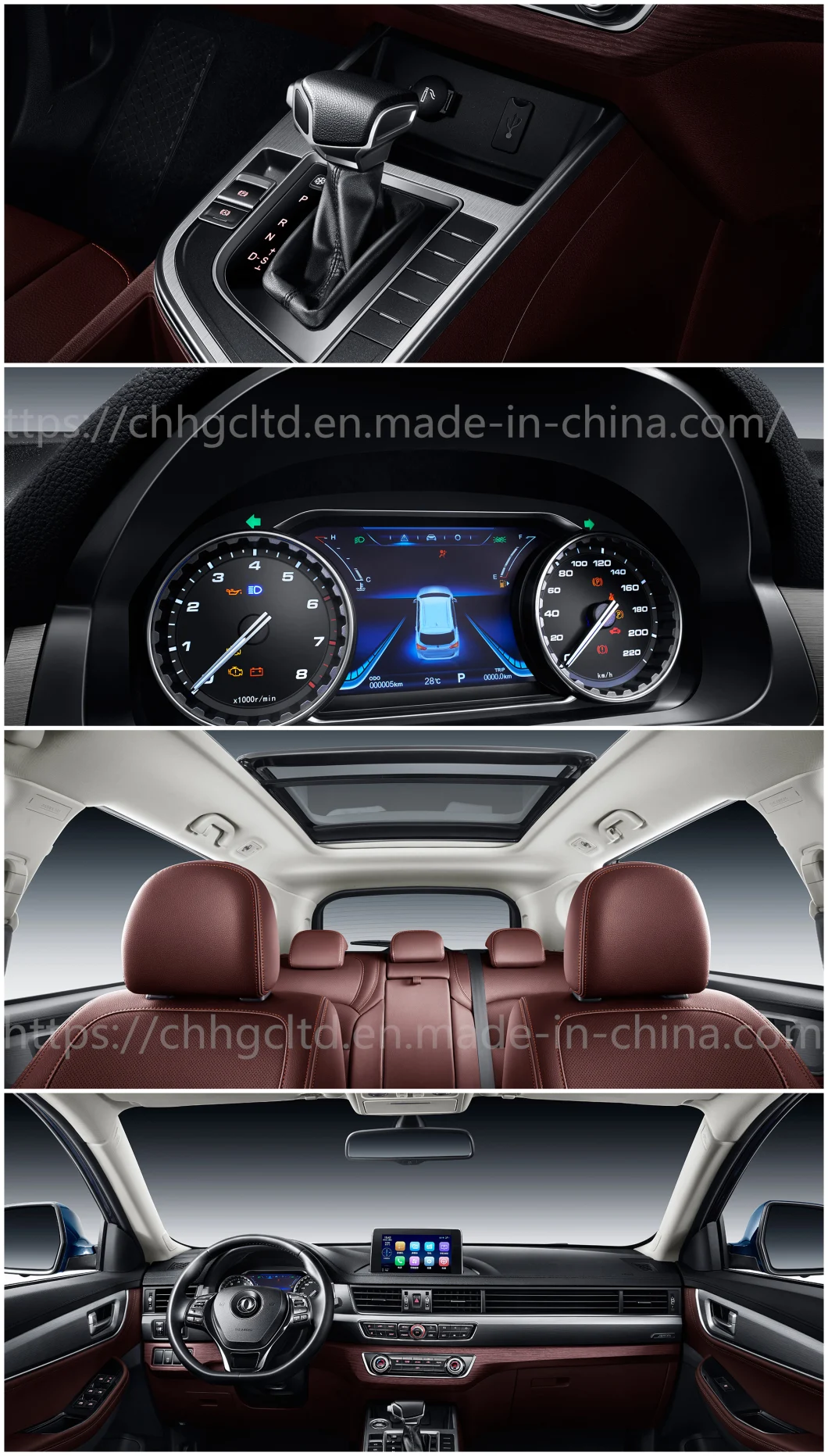 Commercial Family Multipurpose Manual 5seats Comfortable Vehicle Large Super Power Passenger Car SUV
