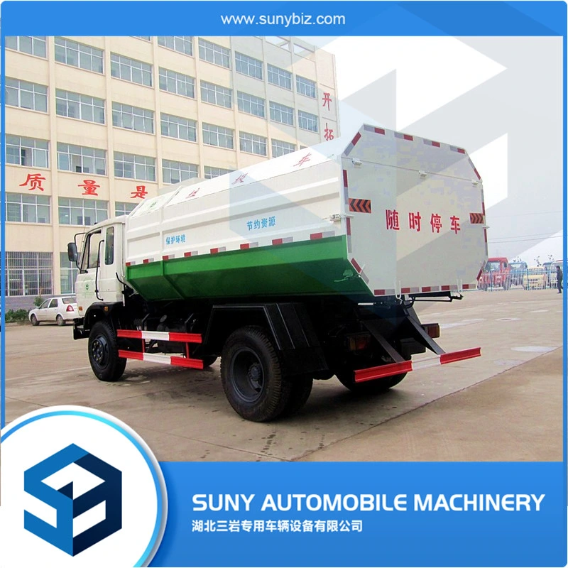10 M3 Side Loading Garbage Truck Dongfeng 4X2 Refuse Collection Truck Automated