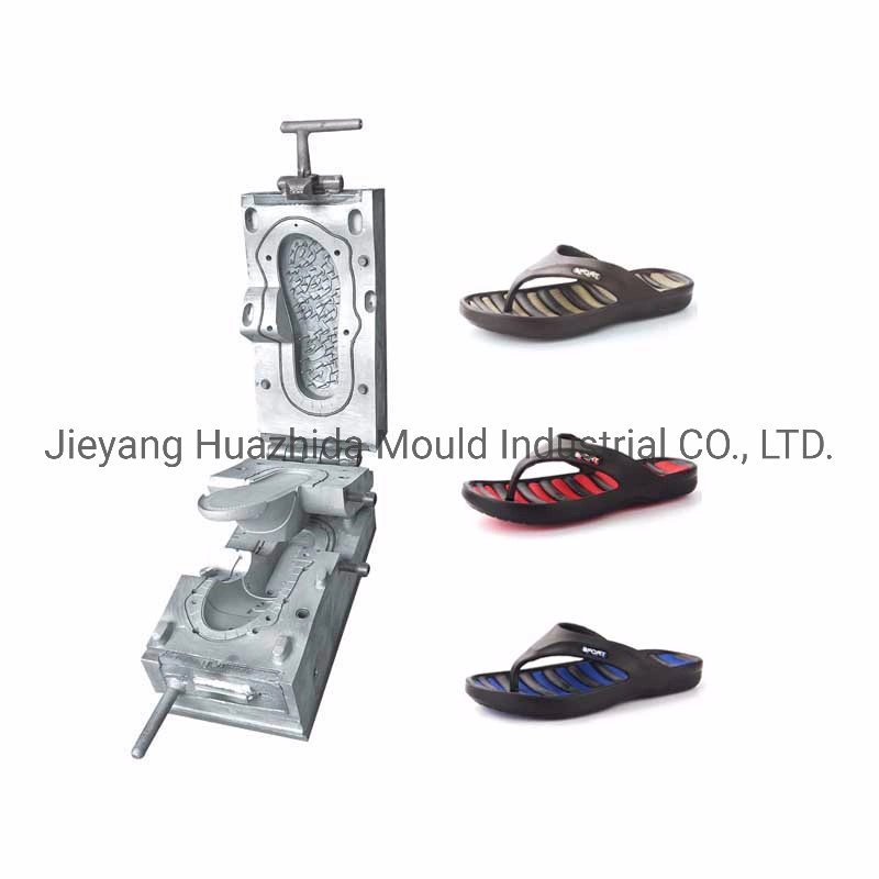 Cheap Price Double Color Mold Flip Flops PVC Airblowing Shoe Moulds Press Casting Die China
