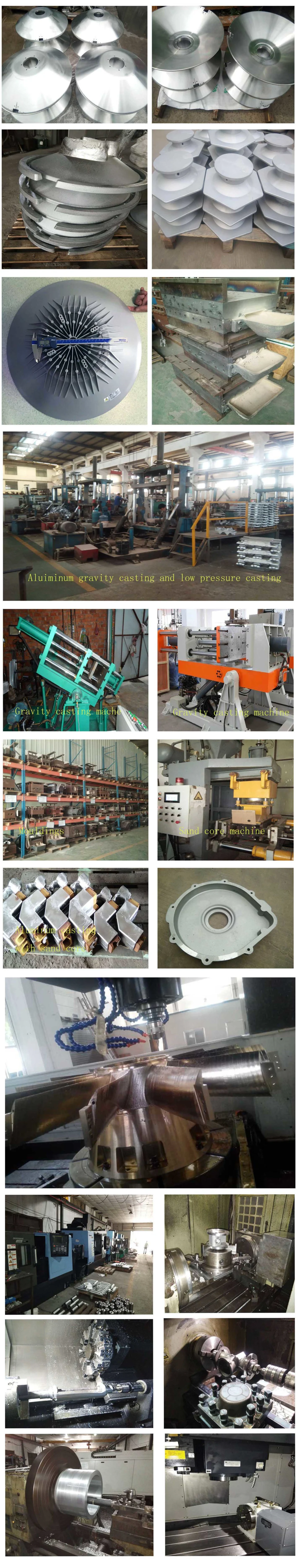 A356 Aluminum Casting Machinery Part Made by Gravity Casting/Permanent Casting/Lower Pressure Casting