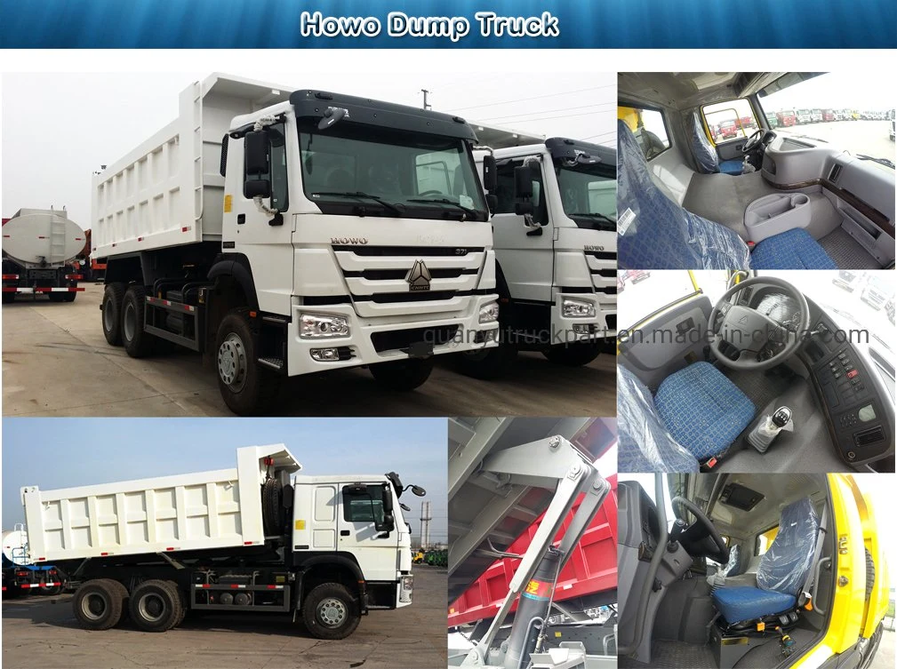 Good Condition HOWO Dump Truck Tipper 371HP 6X4 Tipper Truck with Best Price