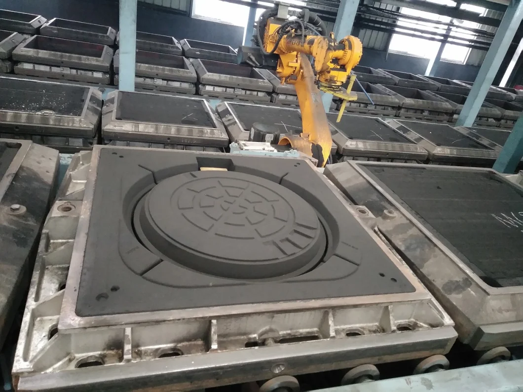 Sand Moulding Casting Iron Covers and Water Grates with Frames with Standard En 124