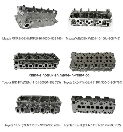 Original Cylinder Head Engine Block 8-97119-761=910510 8-97111-155-0=910512 of HOWO