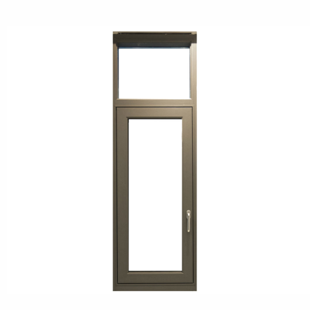 Aluminium Swing Window Open Inside/Outside with Single Tempered Glass Insulating