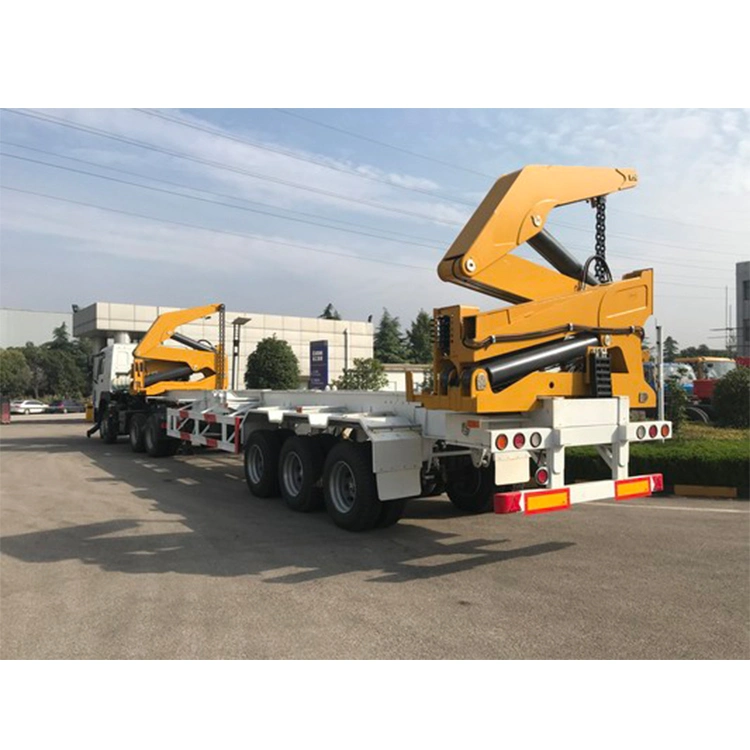 HOWO 6*4 Self Loading 20FT 40FT Container Side Loader Mqh37A