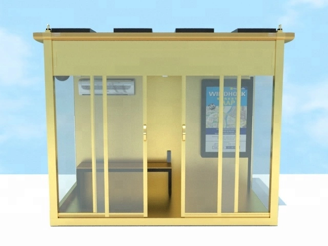 Modern Bus Station Indoor Air-Condition Shelter Design High Quality Used Bus Stop Shelters for Sale